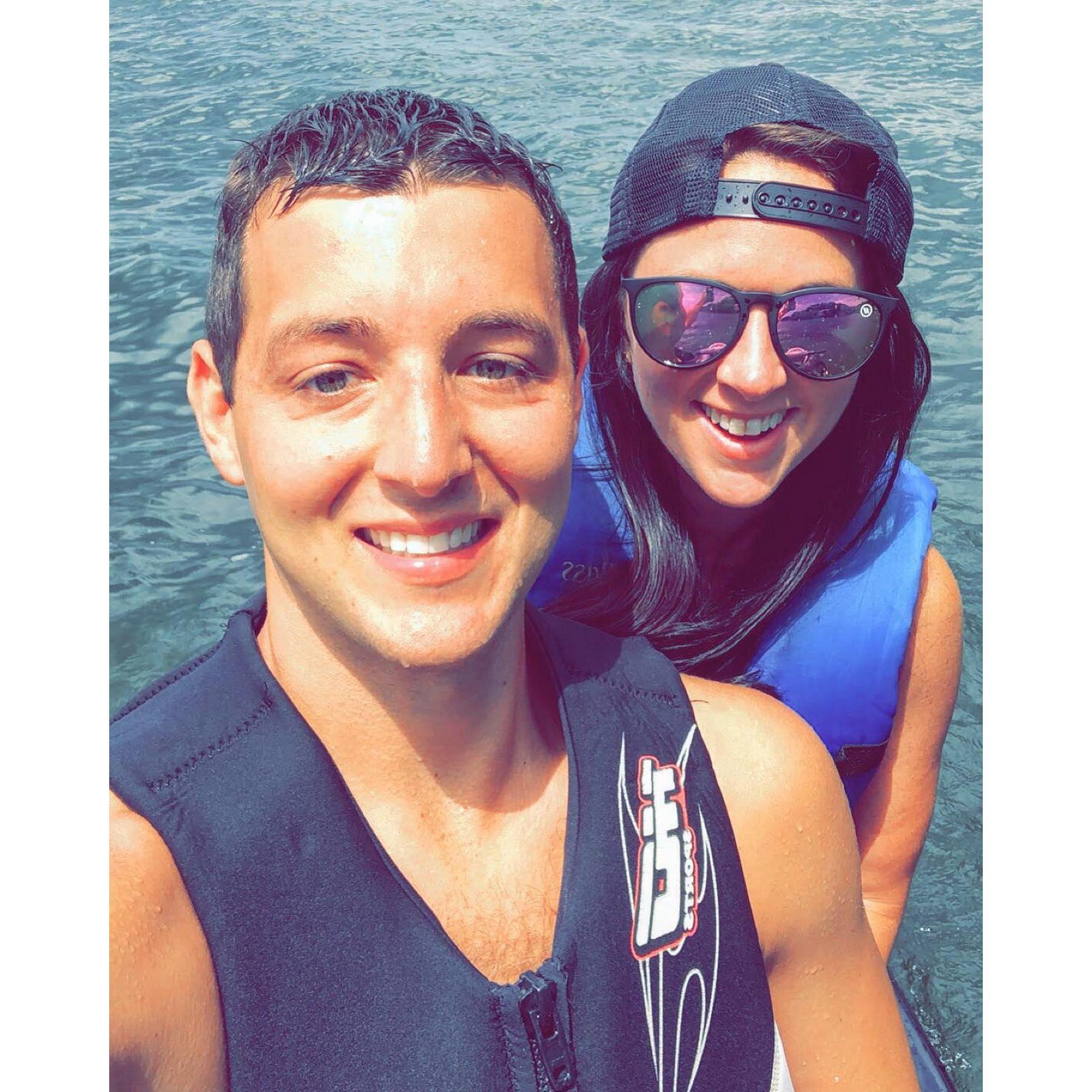 Jet skiing in Alabama