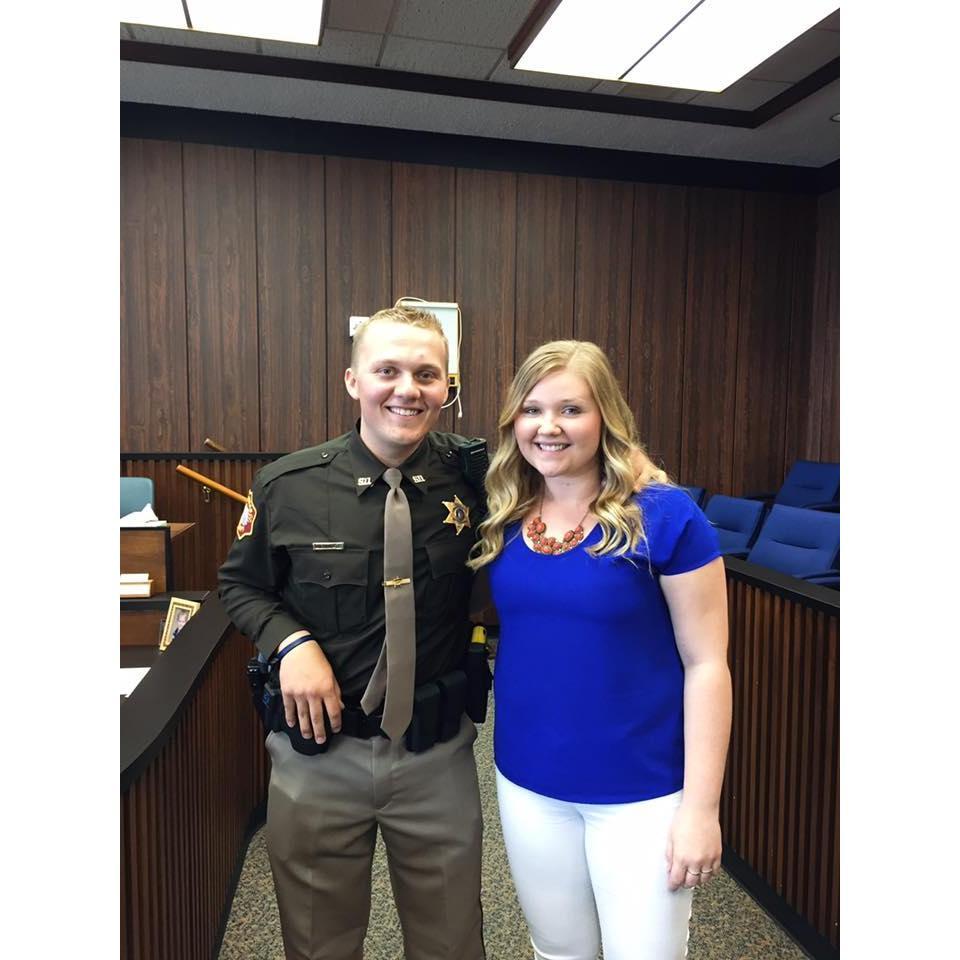 Jake as a Deputy Sheriff for Sheboygan County
