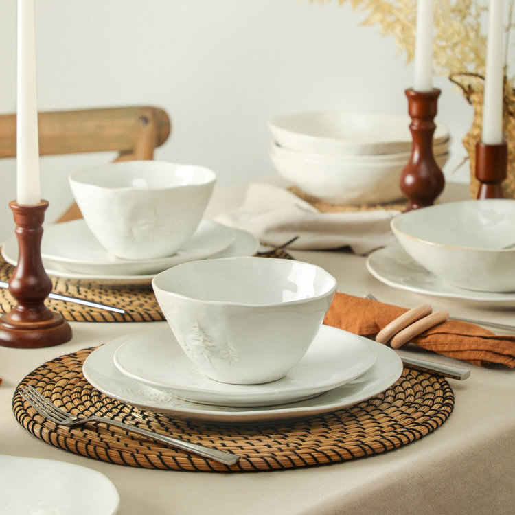 Stone Lain, Arctic 16-Piece Dinnerware Set, Service for 4 | Zola