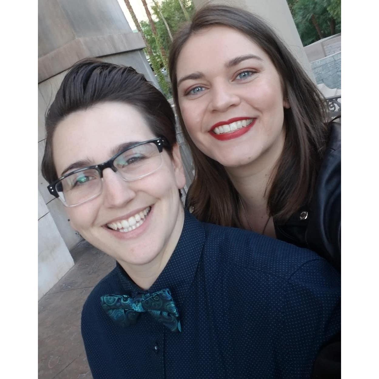 Celebrating a friends wedding- in Vegas!