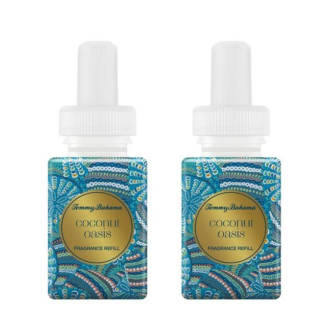 Pura and Tommy Bahama - Fragrance for Smart Home Air Diffusers - Room Freshener - Aromatherapy Scents for Bedrooms & Living Rooms - Odor Eliminator - 2 Pack - Coconut Oasis