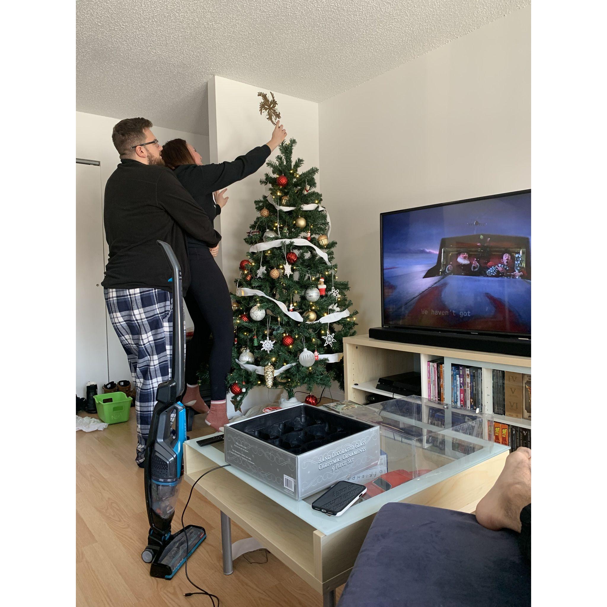 Notre premier Noël à l'appartement!