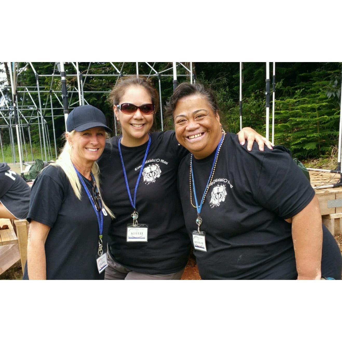 Me, Julie and Kuuleilani @ Camp Pilialoha 'O Maui
