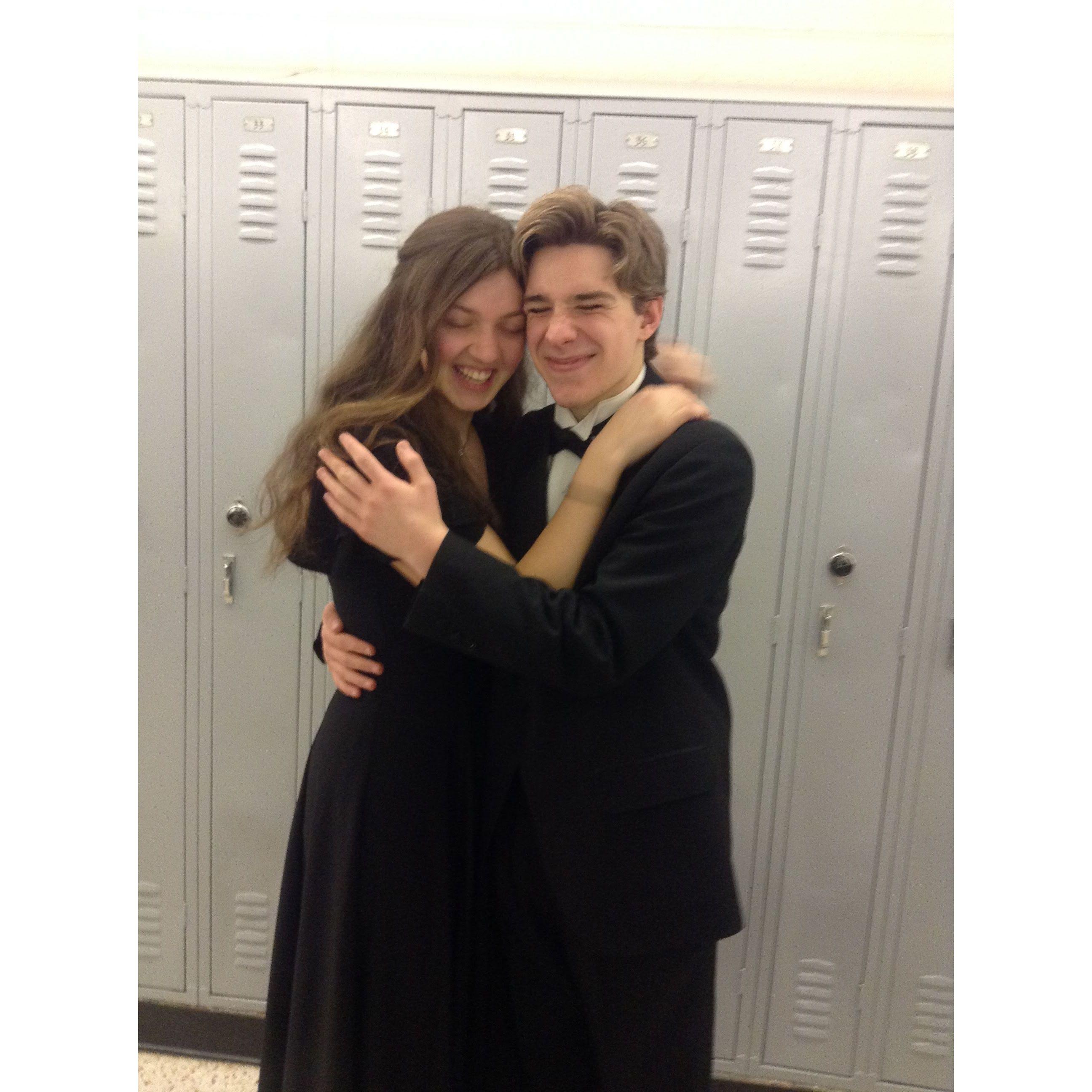 First Time Seeing Sam in a Tuxedo (Band Concert) 3/9/2018
