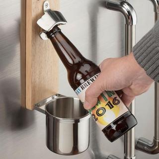 Magnetic Bottle Opener & Cup Holder