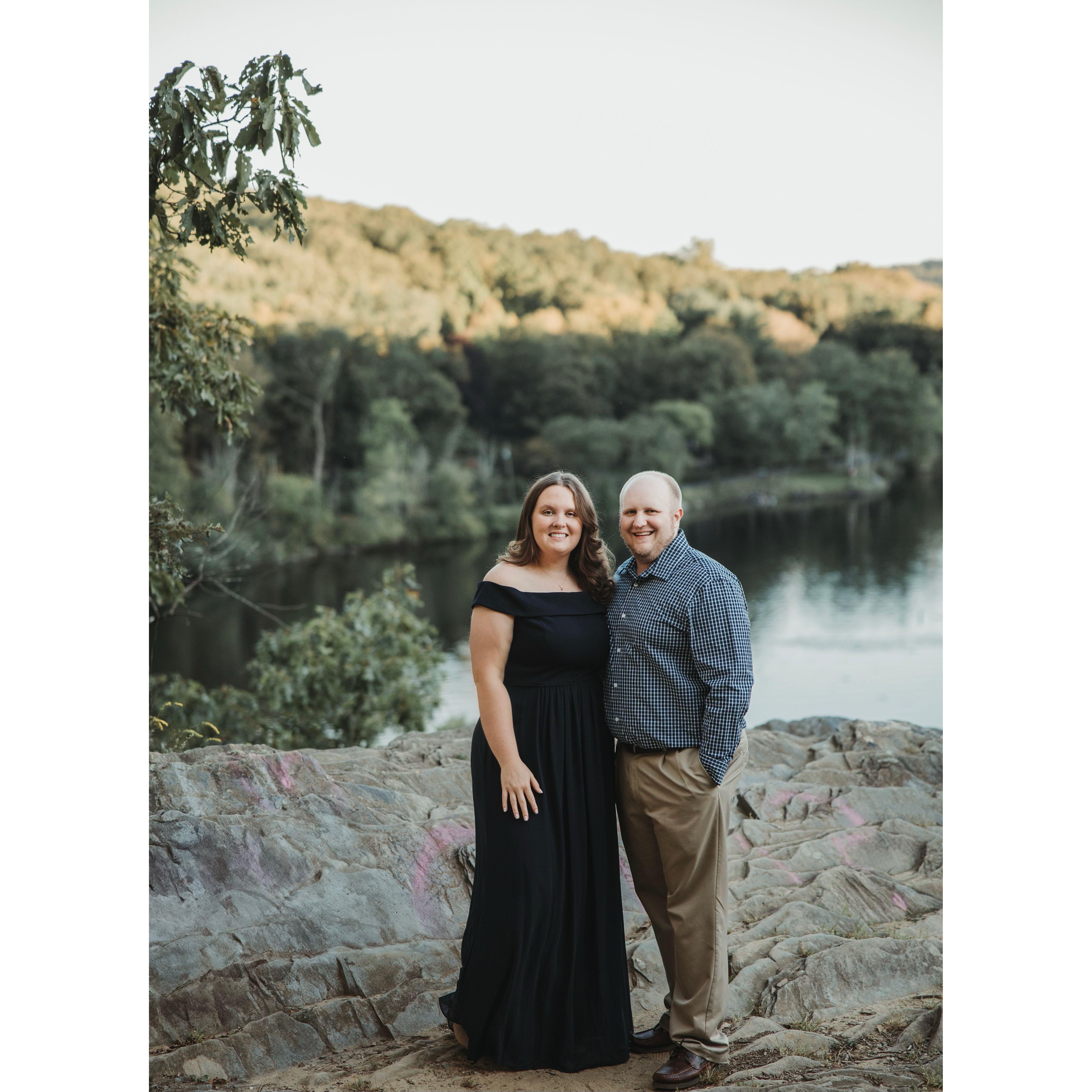 Engagement Photo at Lovers Leap State Park