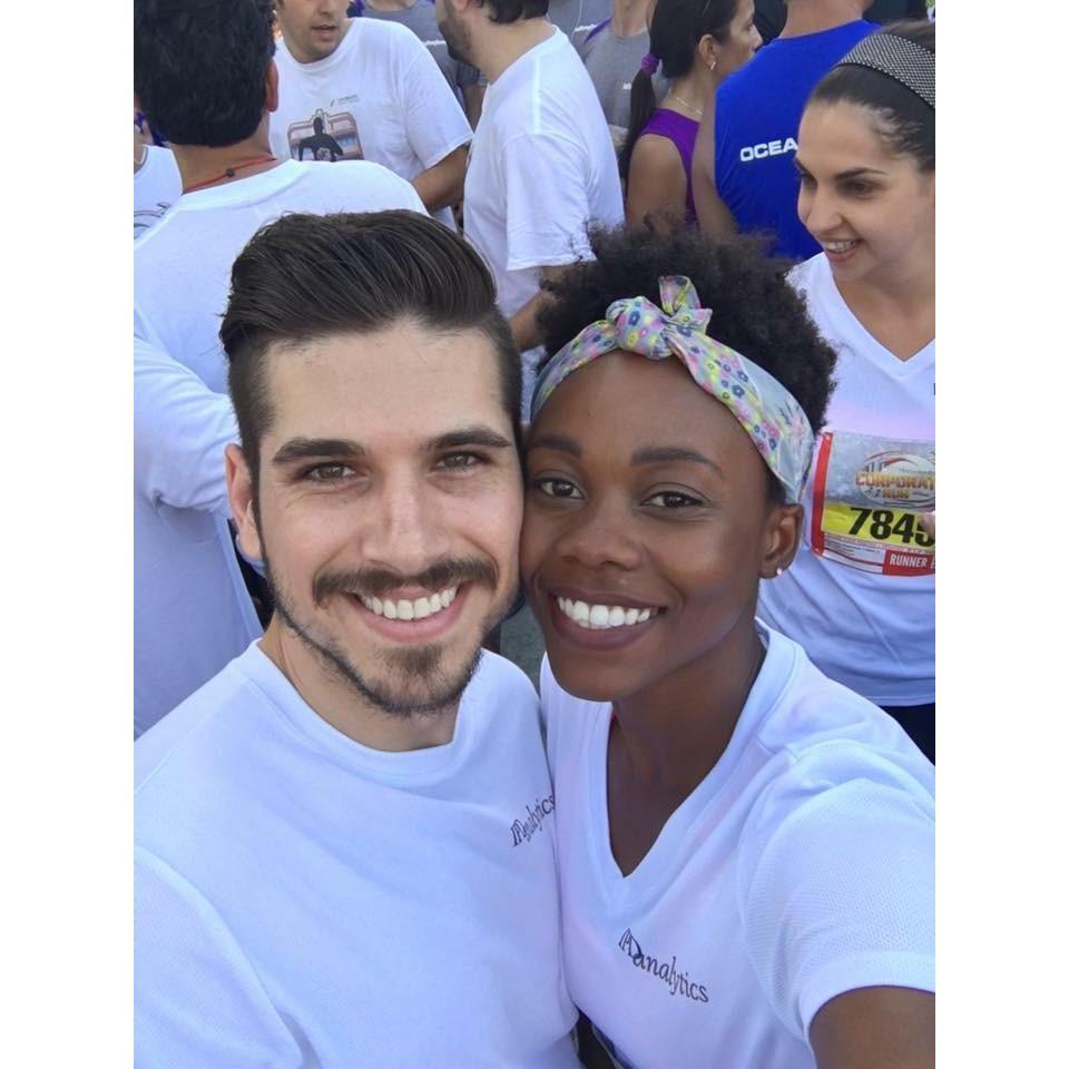 2016- we ran our 1st 5K together repping IPD, Melissa’s company.