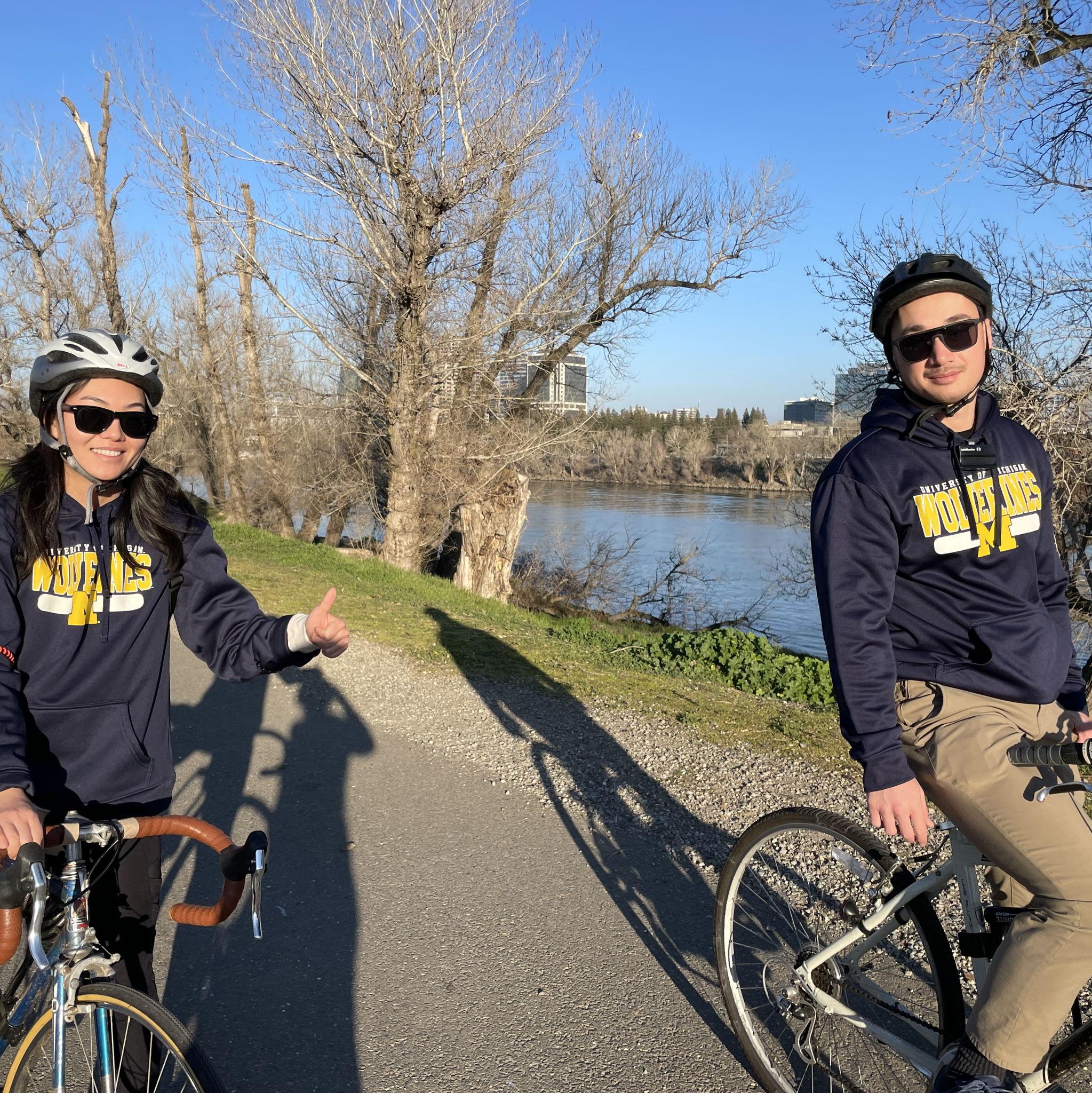 Sacramento was the first place Josh and Charlotte lived together. Their favorite activity was long leisurely bike rides followed by happy hour at Mikunis.