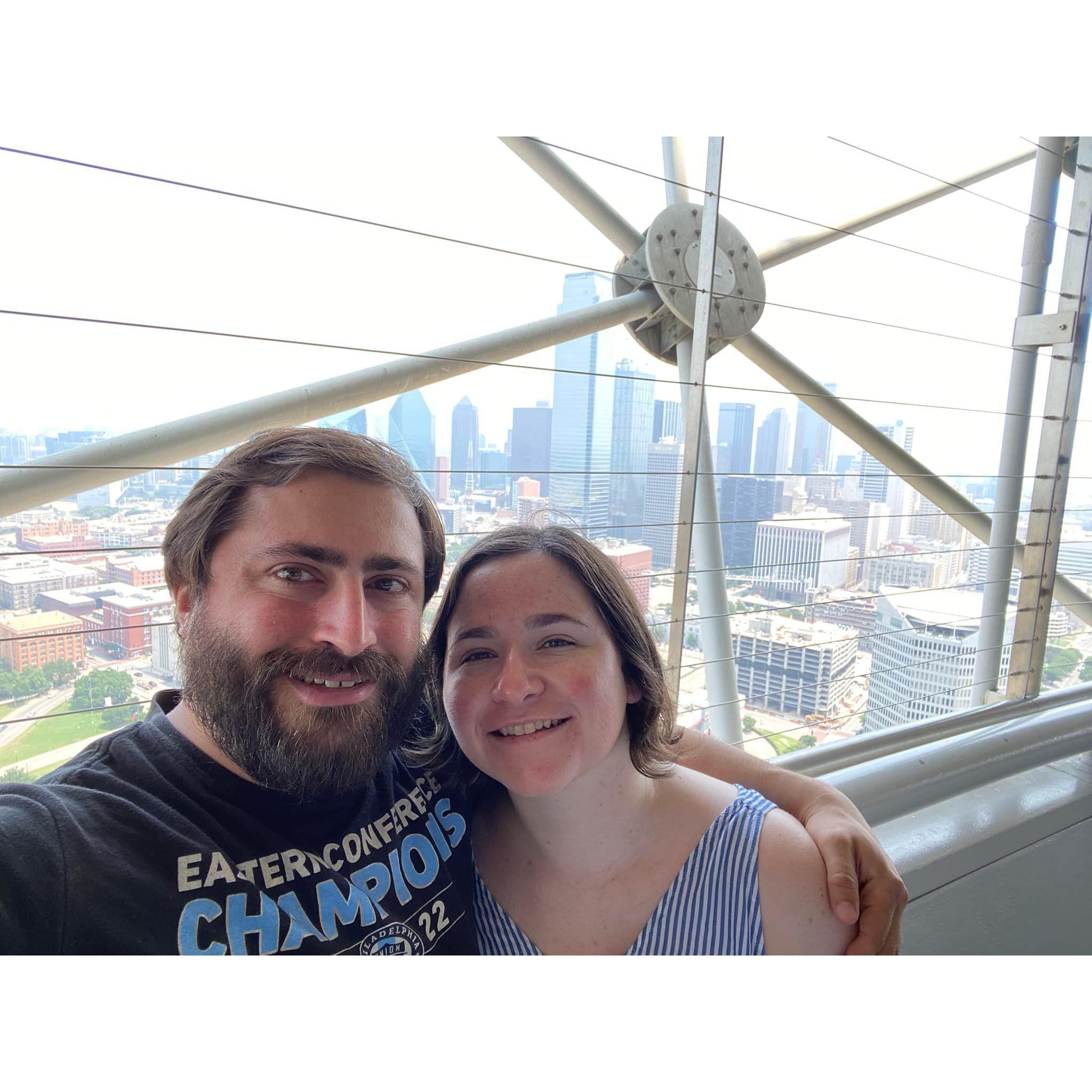 On top of the Geodeck - Dallas, TX