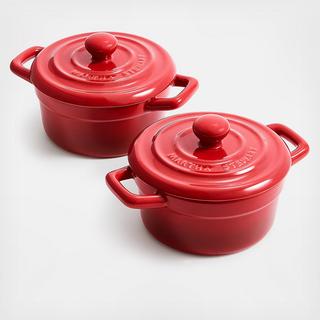 Martha Stewart Collection Stoneware Cocottes, Set of 2