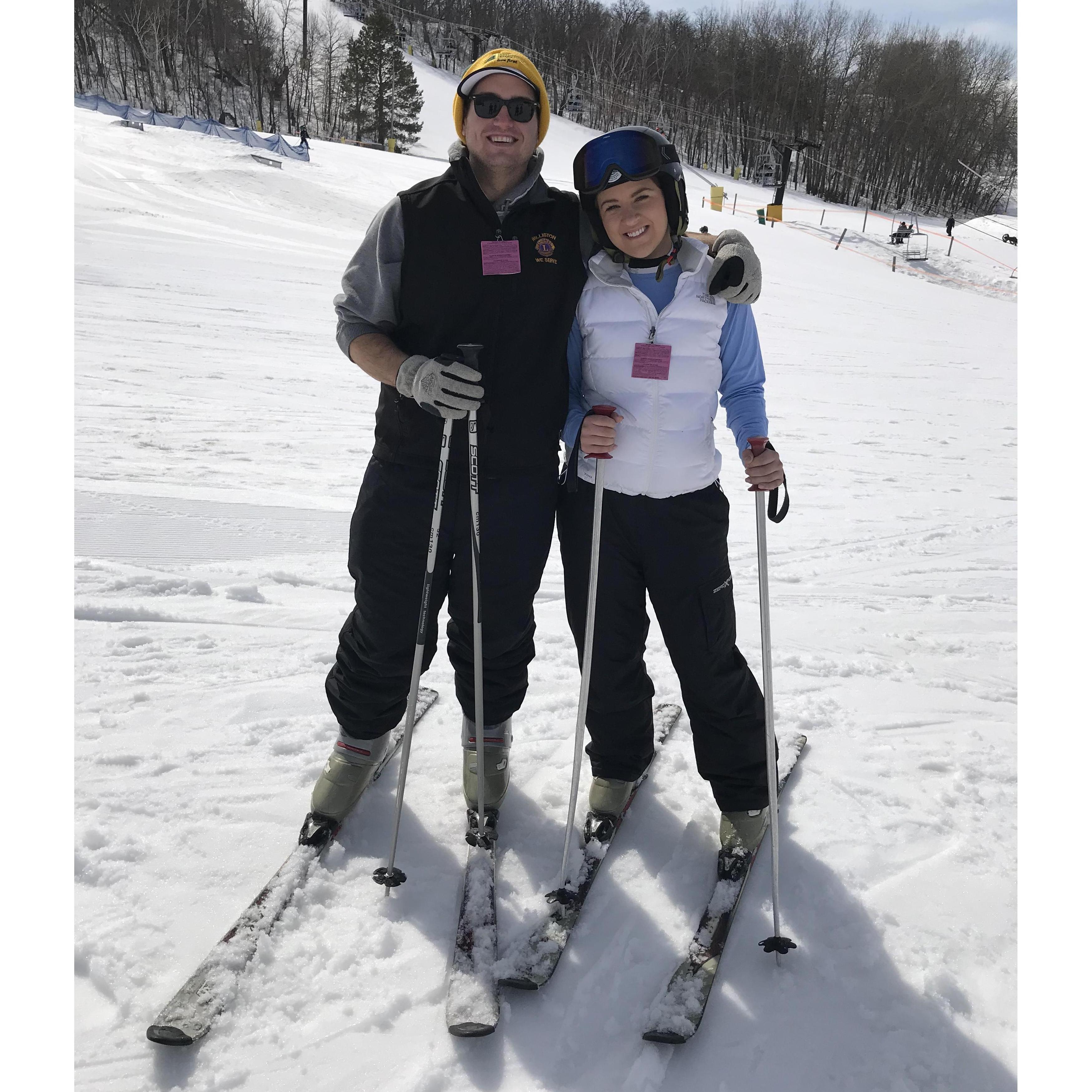 Skiing at Andies