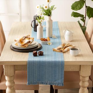Variegated Fringe Table Runner