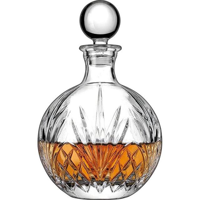 Godinger Whiskey Decanter, Wine Decanter, Decanter for Liquor Scotch Bourbon Vodka Wine - Dublin Collection