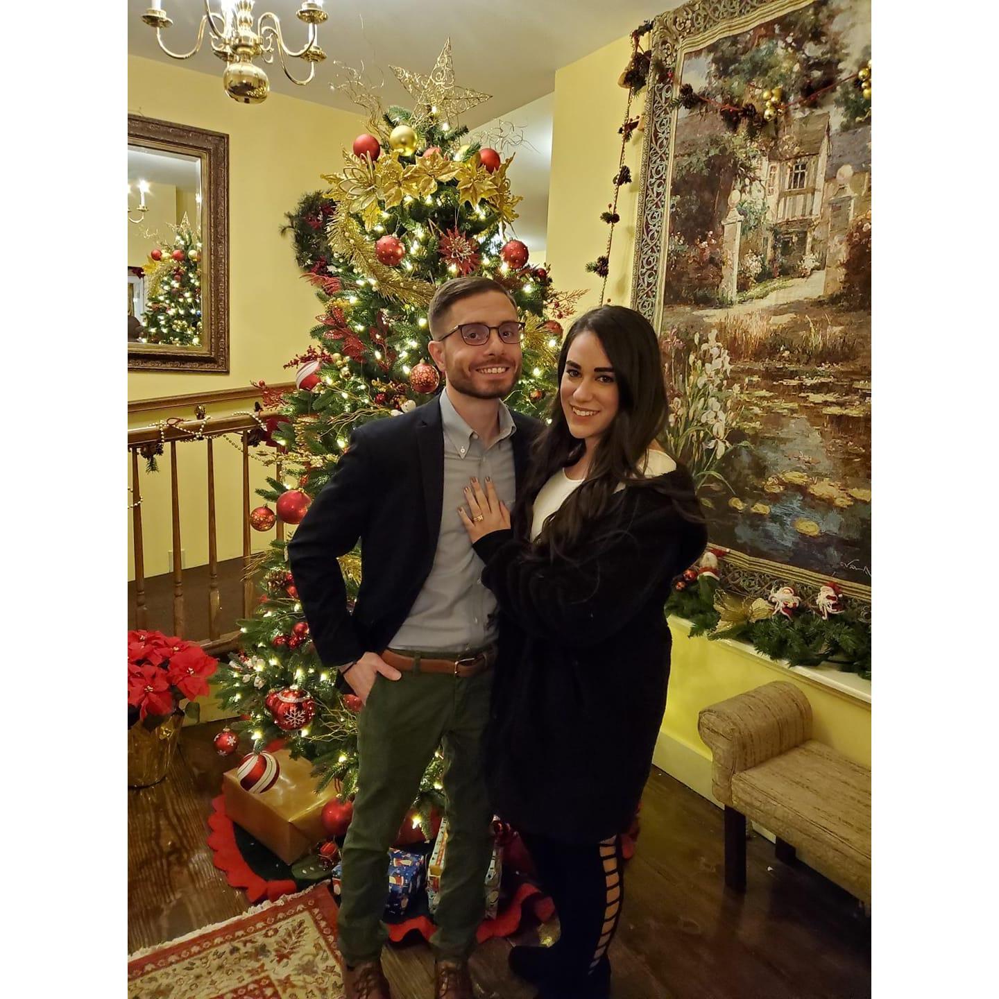 First engagement photo ❤️💍🍾🥂