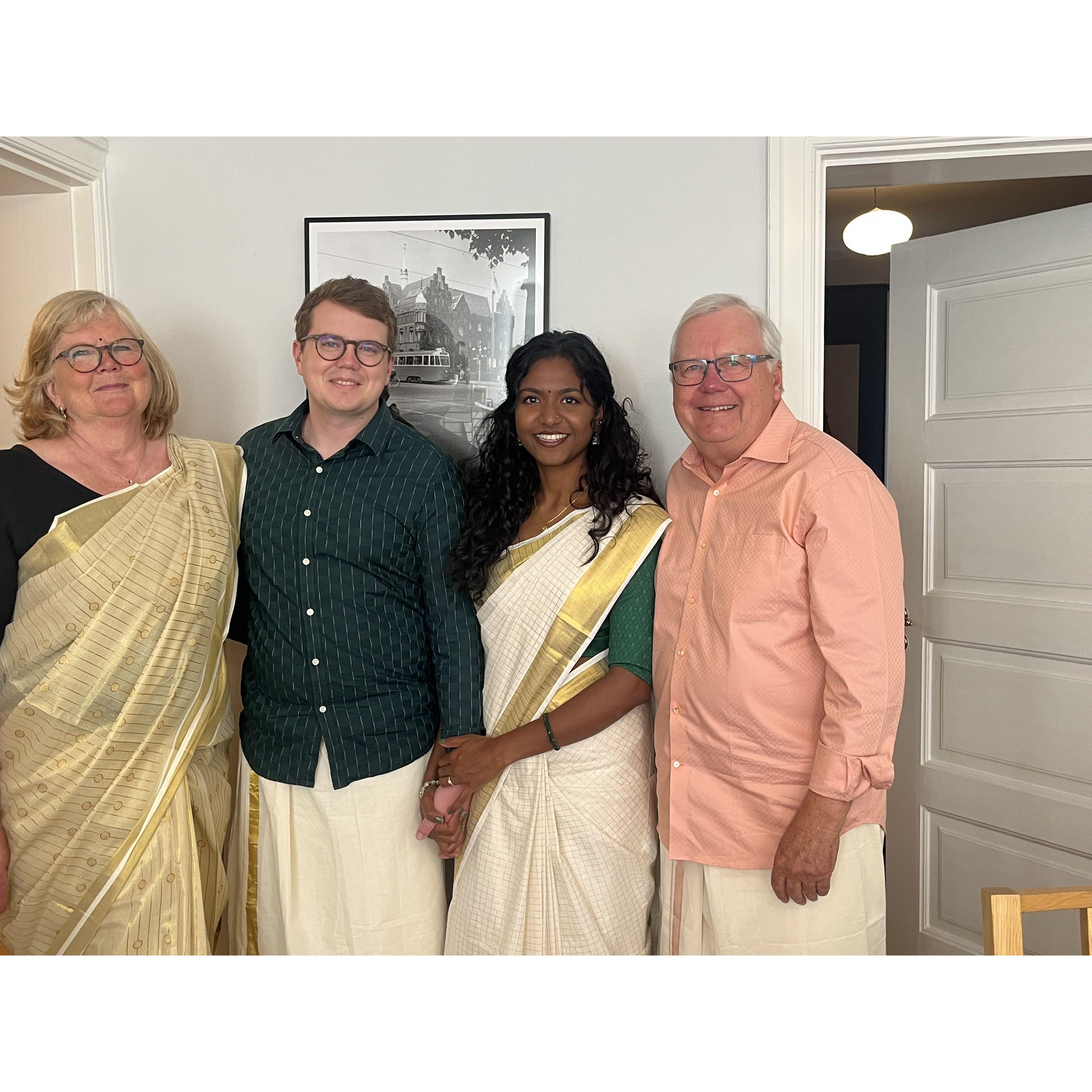 Our first Onam with Pappa Mamma