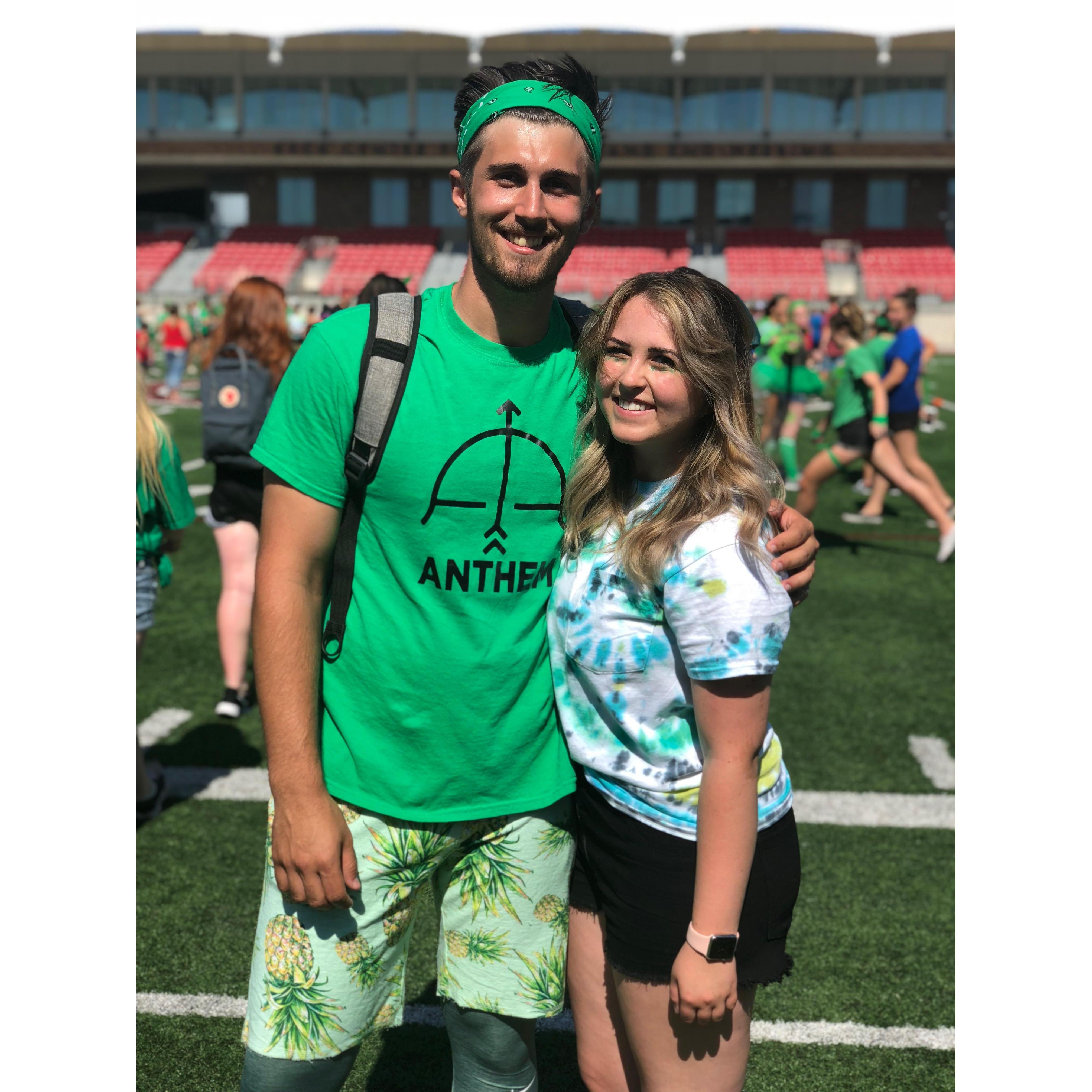 First summer camp as Freshmen Counselors (June 20th, 2018).