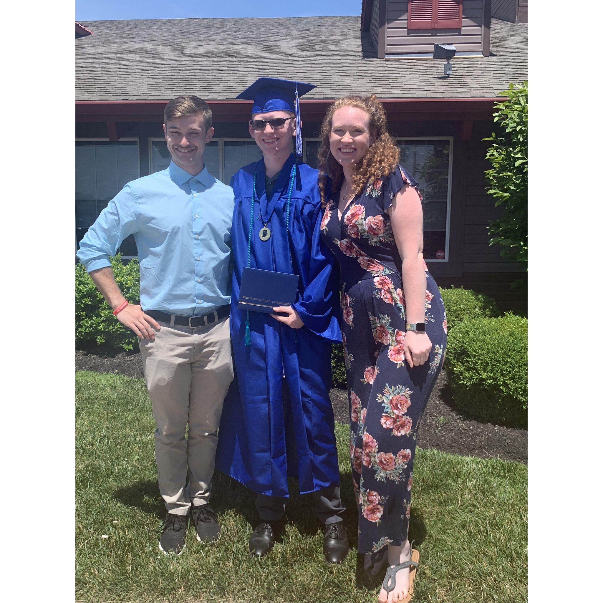 Went to Kyle's HS graduation, Iris also featured here