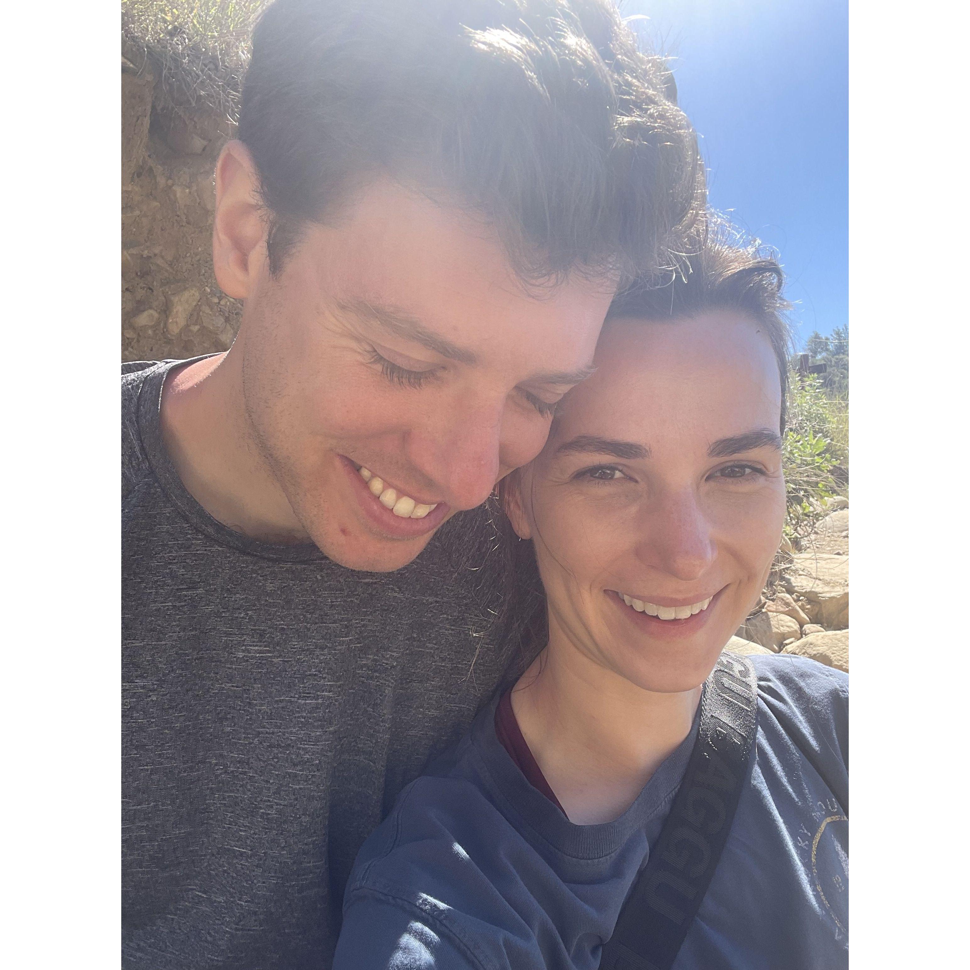Amanda's sneakers were not up to the task on this hike at Point Mugu, 2024 (Los Angeles, CA)
