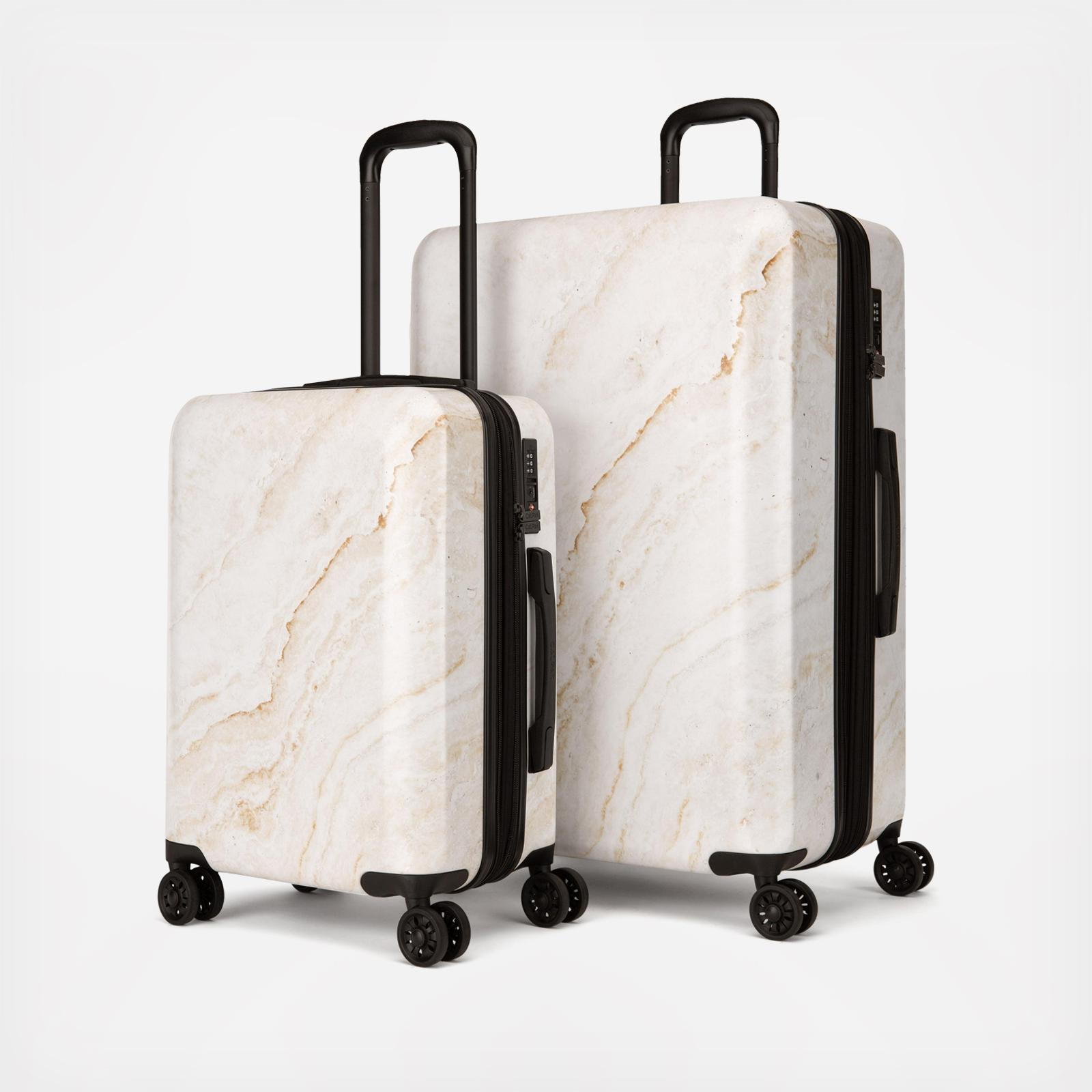 marble suitcase set