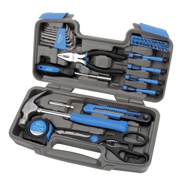 Apollo Tools 39pc DT9706-BL General Tool Kit Blue