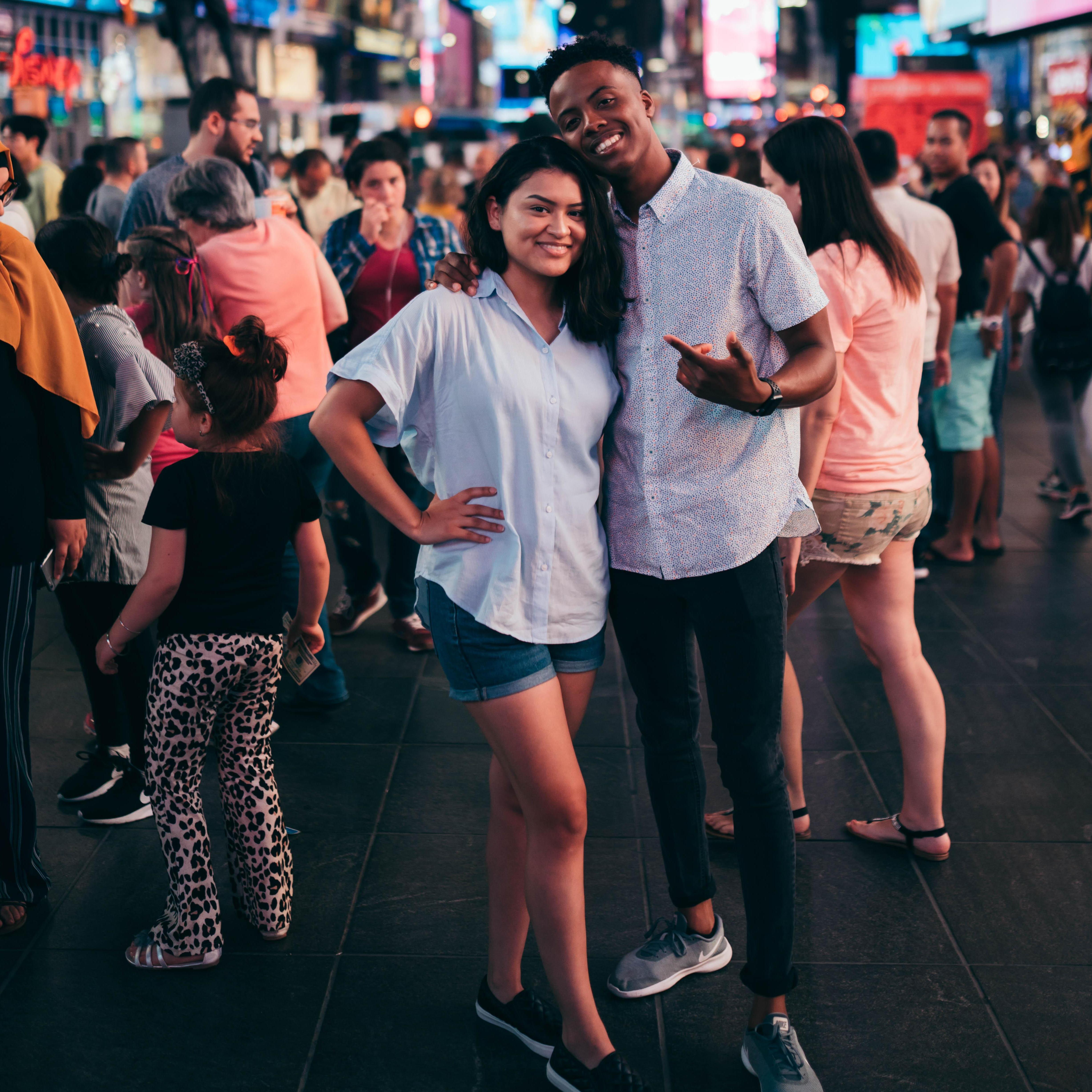 Visiting Times Square in New York!