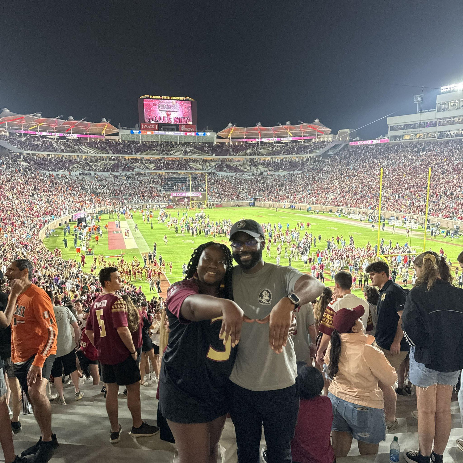 November 11th, 2023 - We are no longer two FSU band kids, but we still love FSU! #FSUWasRobbedThisSeason