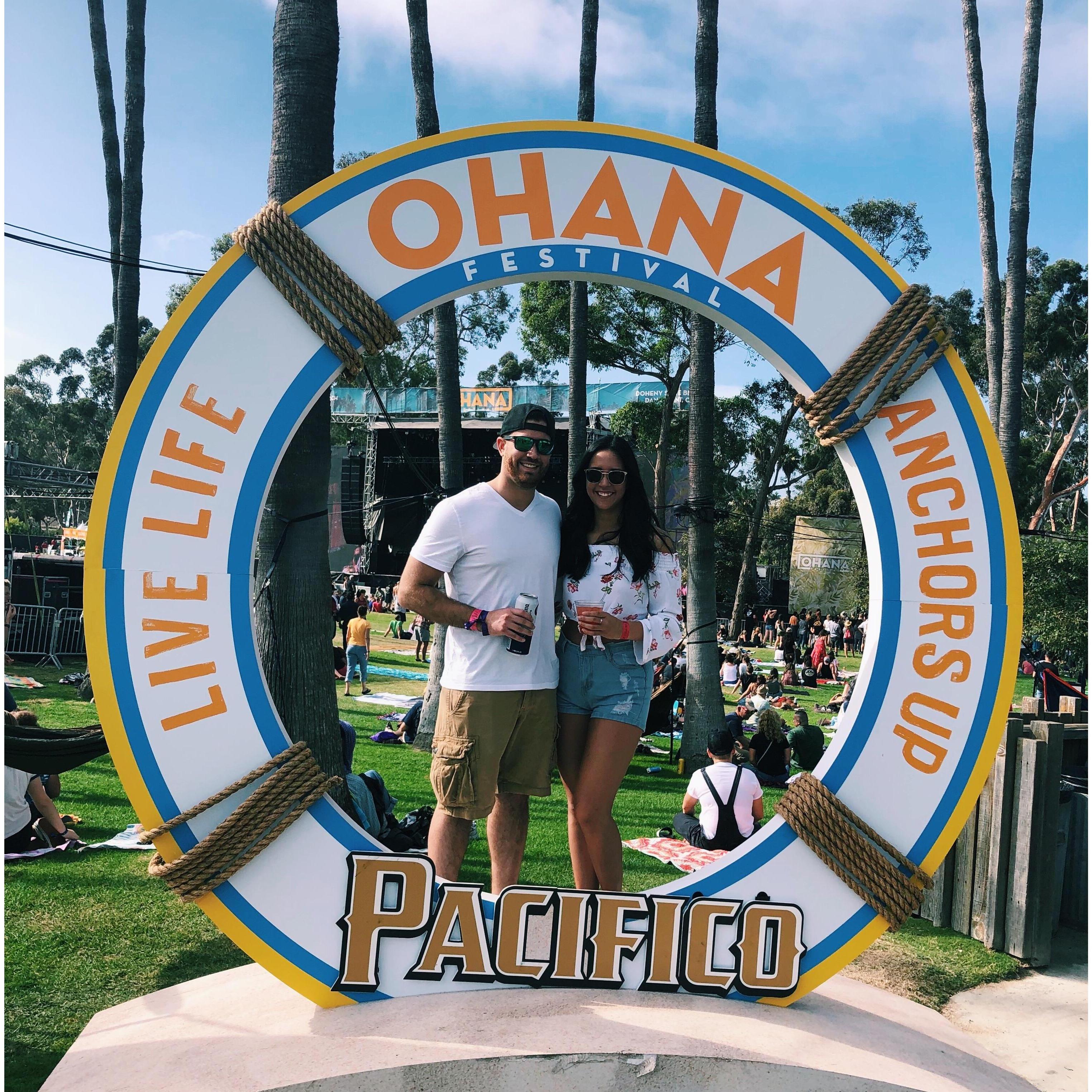 Waiting to see Eric Church at the Ohana Festival in Dana Point, CA. 100% worth the wait!