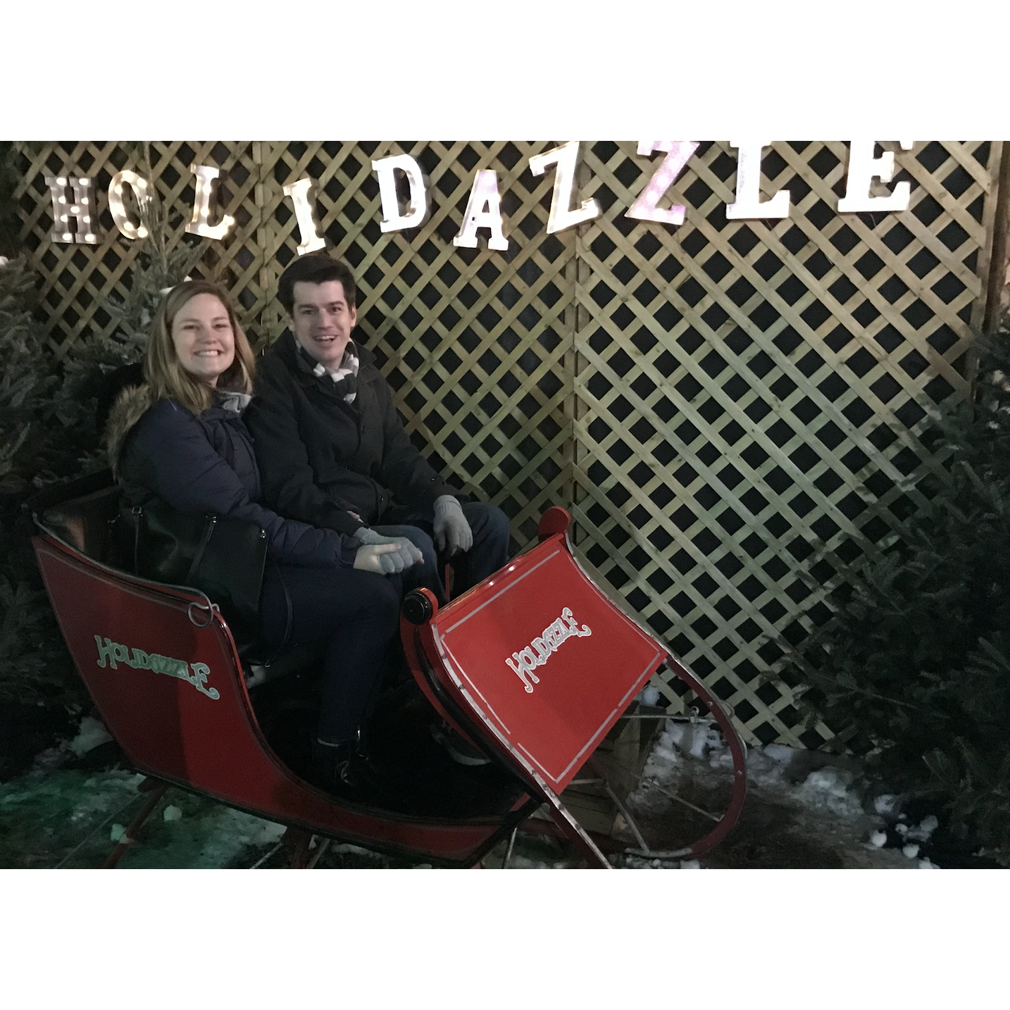 Enjoying the Holidazzle in the Twin Cities