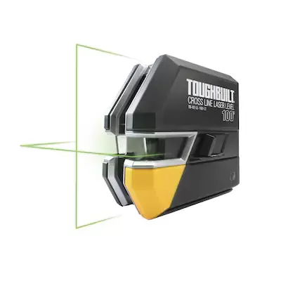 TOUGHBUILT 100-ft Self-Leveling Indoor Cross-line Laser Level