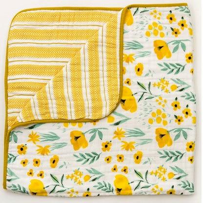 Buttercup Blossom Muslin Quilt