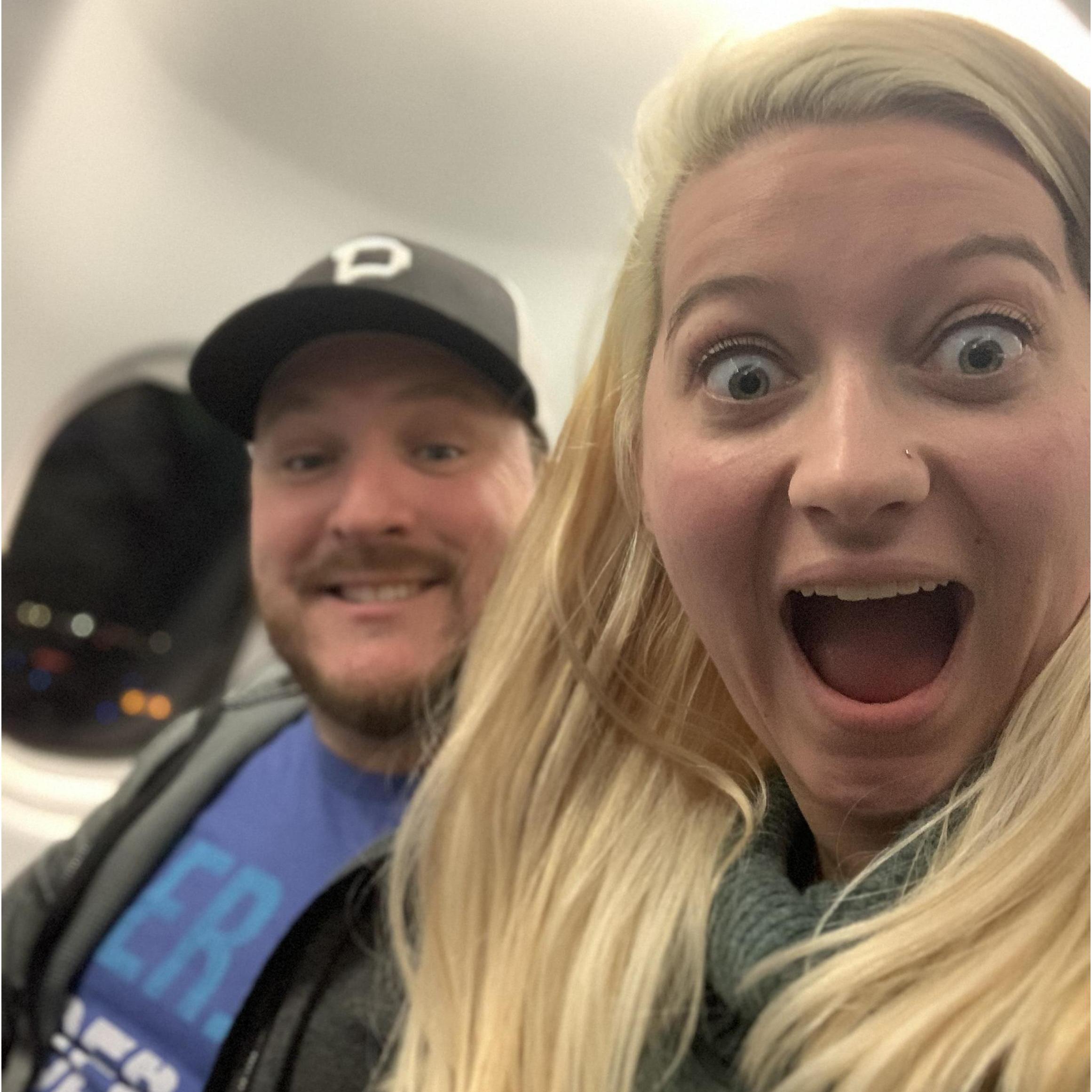 PDX to BOS on our way to Munich! (December 2019)