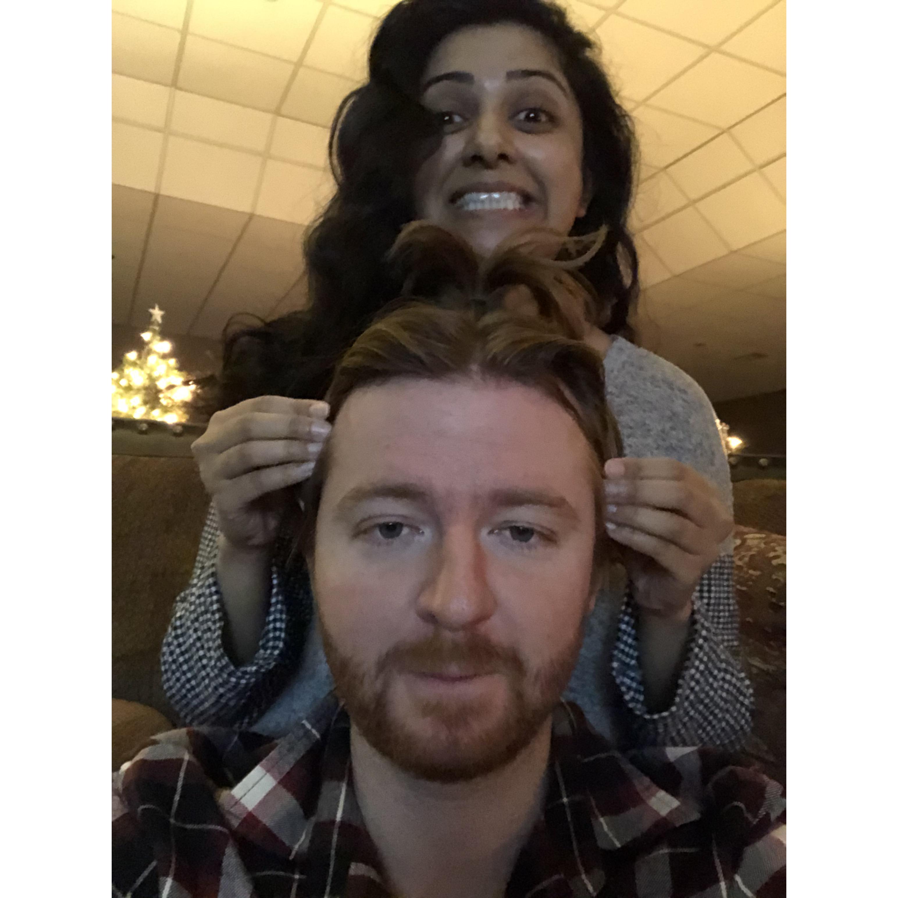 Bride found her true calling!