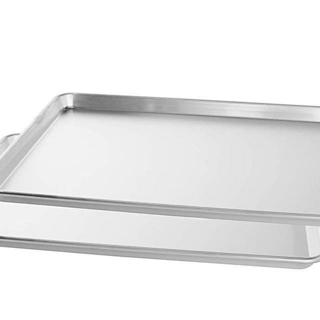 Nordic Ware Naturals Big Baking Sheet, 2-Pack, Silver