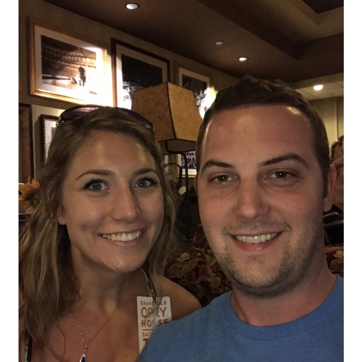 Backstage at the Grand Ole Opry!