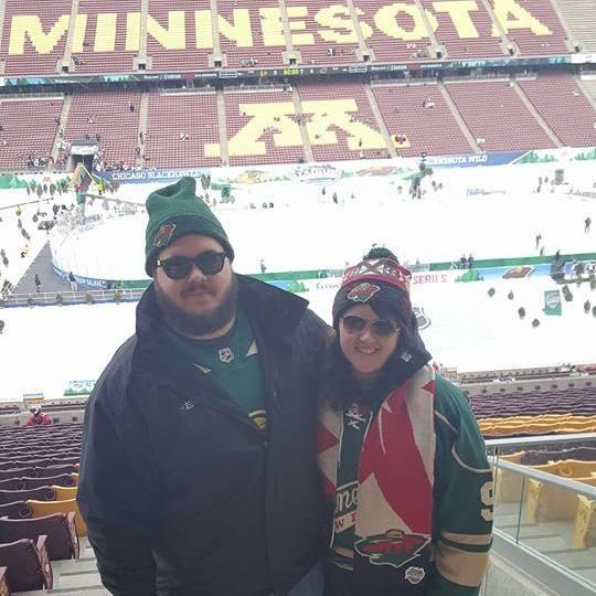 Wild Outdoor game vs. the Blackhawks, 2/21/2016