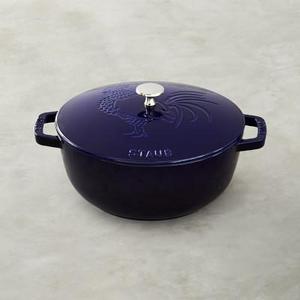 Staub Essential French Oven, Rooster, 3 3/4-Qt., Sapphire