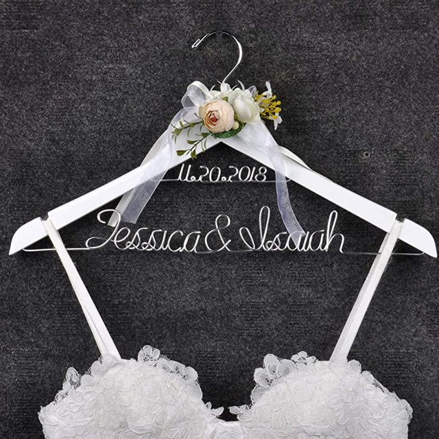 Bride Hanger, Wedding Hanger, Wedding Gift, Personalized Bride Hanger, Honor Maid, Bridesmaid, Doctor, Graduation Dress Hanger