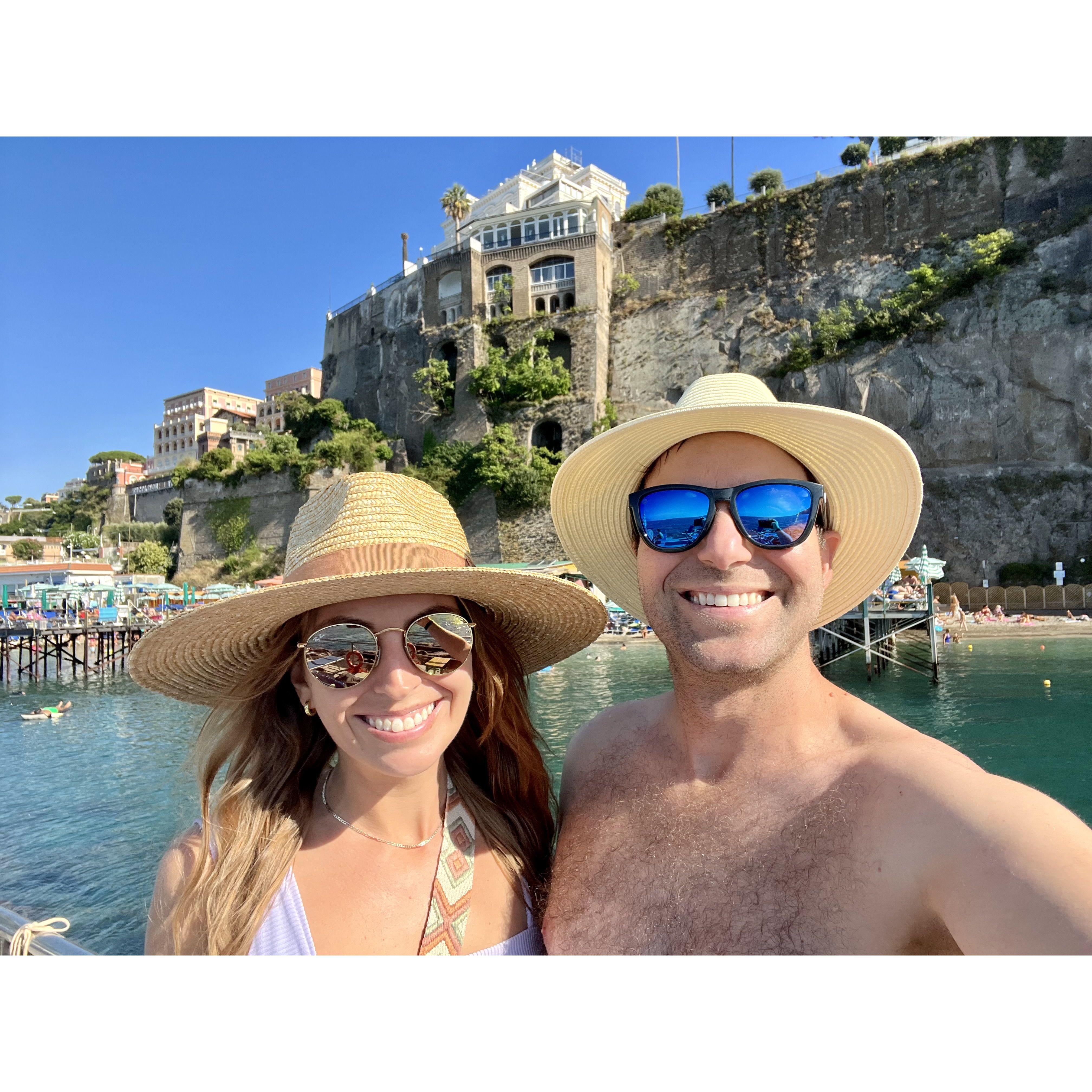 Our first trip to Sorrento together! Summer 2023