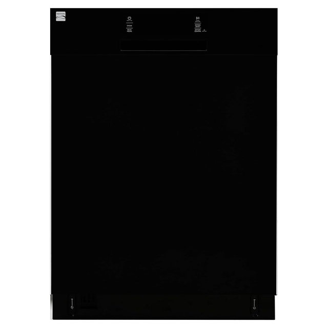 Kenmore 24" Built-in Stainless Steel Tub Dishwasher SmartWash, Smart Dry, and MoreSpace Adjustable Rack, Energy Star Certified, Black