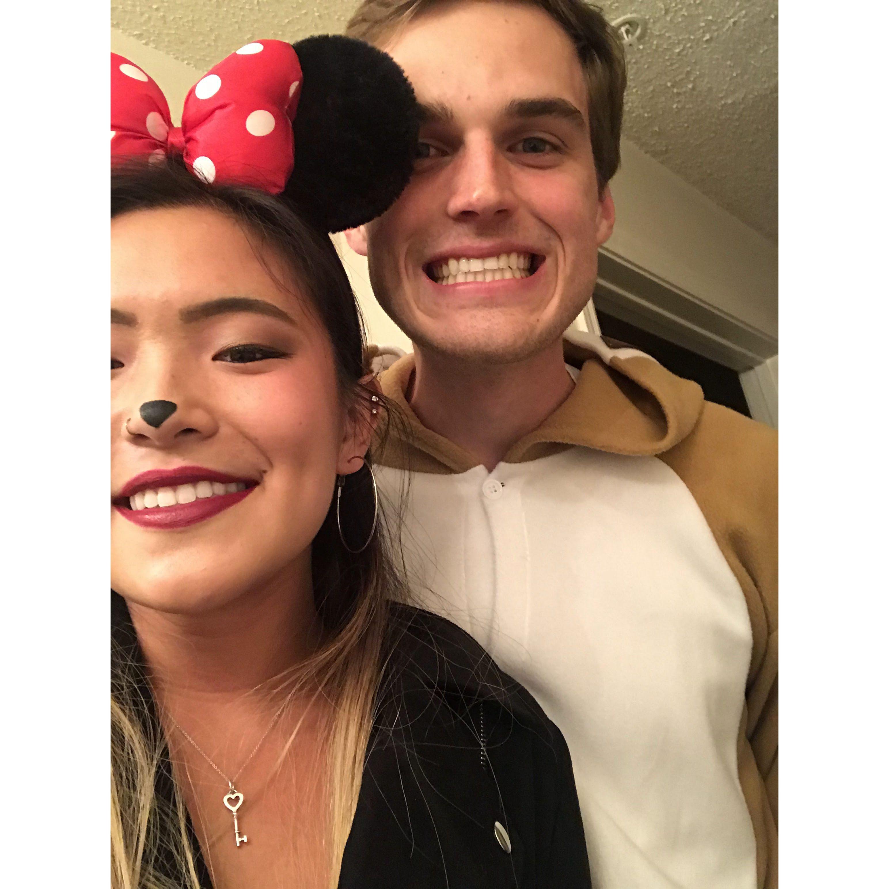 Our first Halloween together in 2018