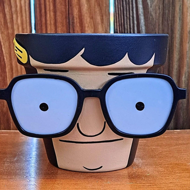 Bob's Burgers - Tina Belcher - Hand-painted 4" Terracotta Planter - Indoor Planter - Flower Pot - Character Pot - Tina Belcher Pot
