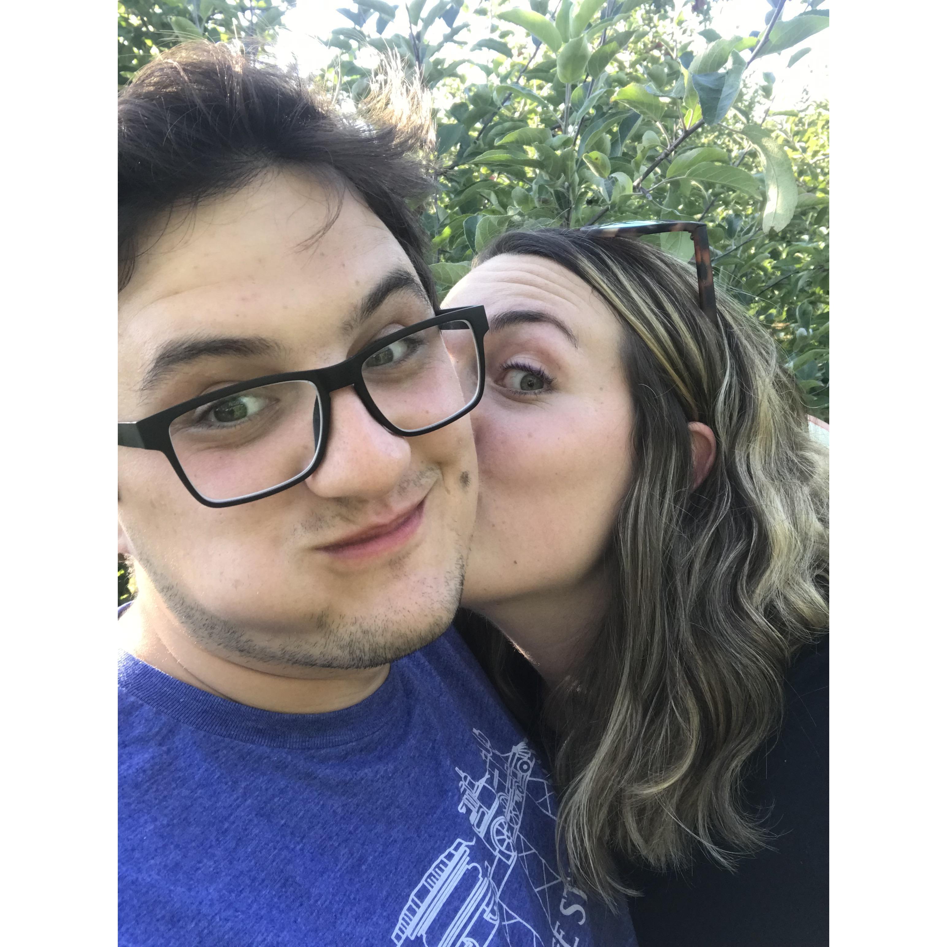 Apple picking has become a yearly tradition for us.