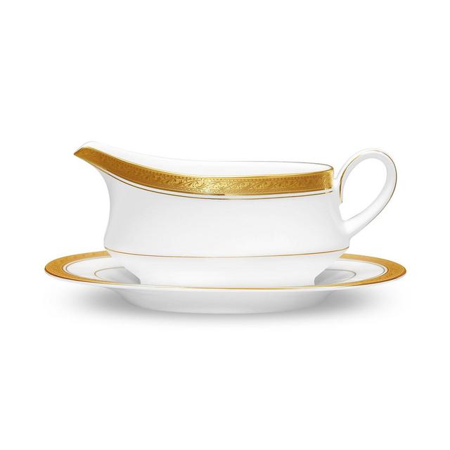 Noritake Crestwood Gold Gravy with Tray