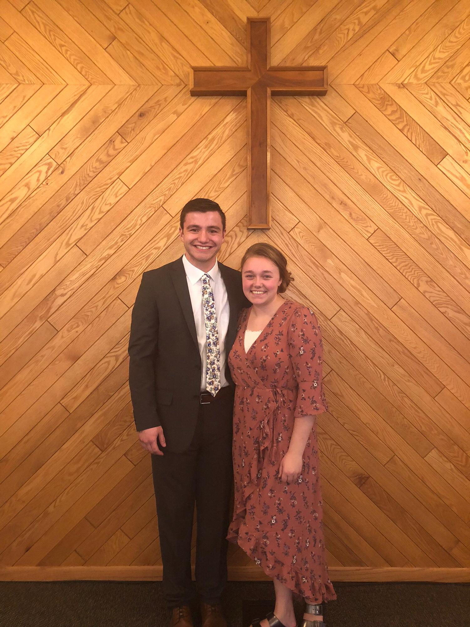 Our first Easter Sunday as a couple.