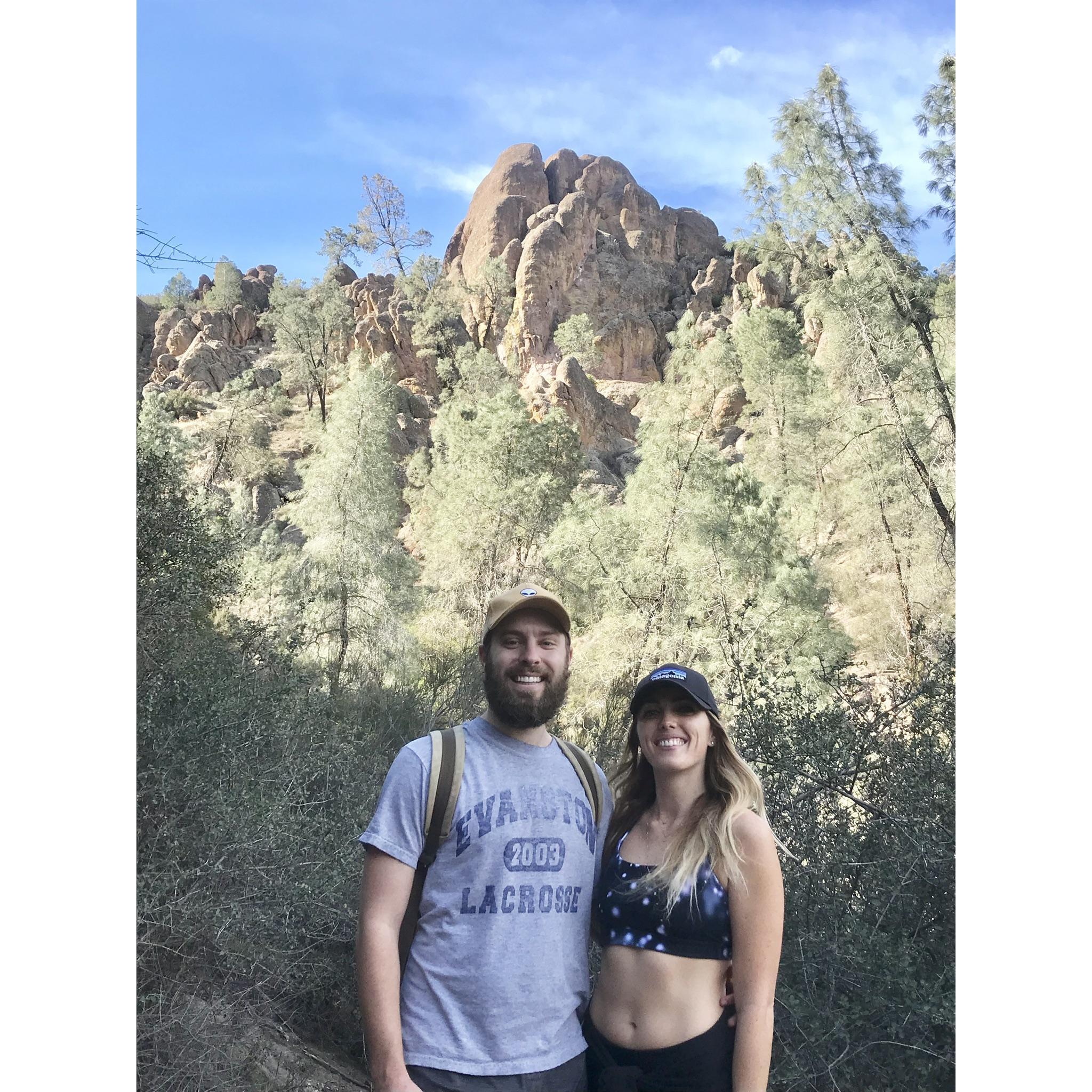Our first anniversary.... 

Pat *may* have forgotten a few items on the camping list.