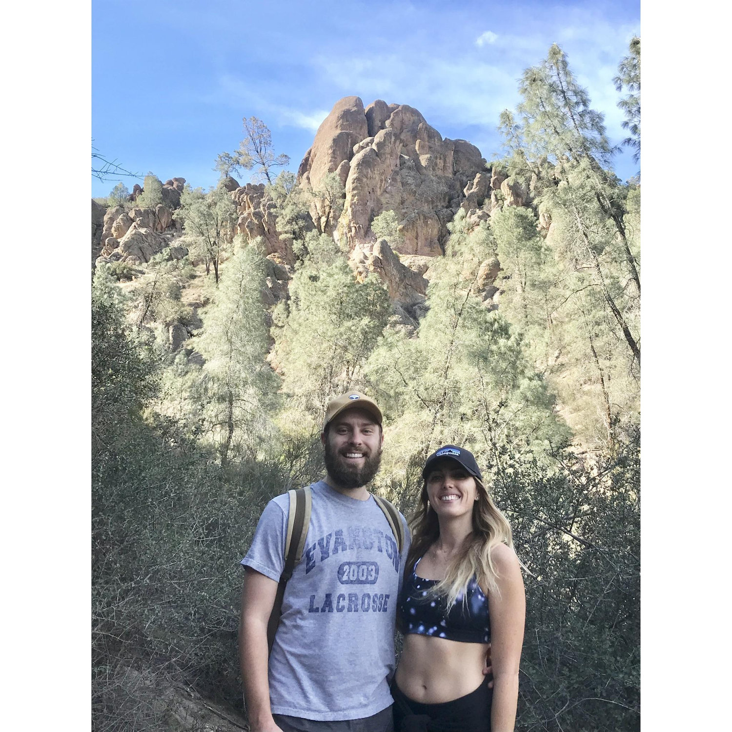 Our first anniversary.... 

Pat *may* have forgotten a few items on the camping list.