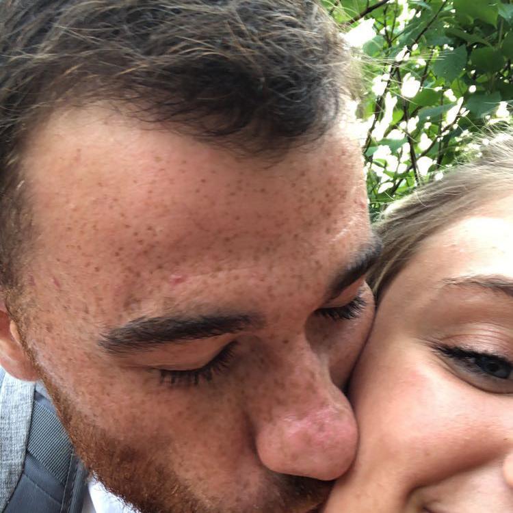 One of our first pictures together!!! Darien lake we went to see Kendrick Lamar