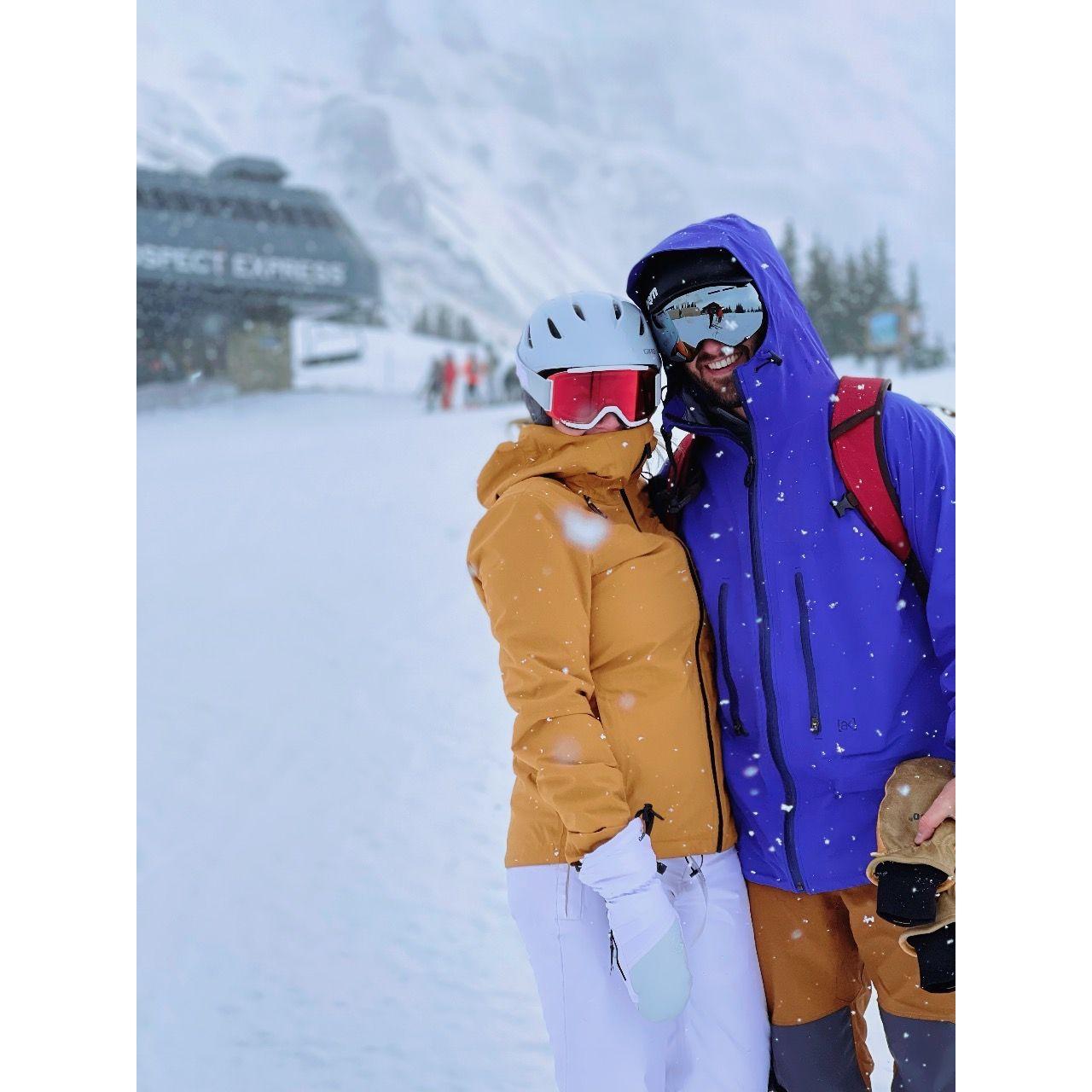 Our first ski trip together!