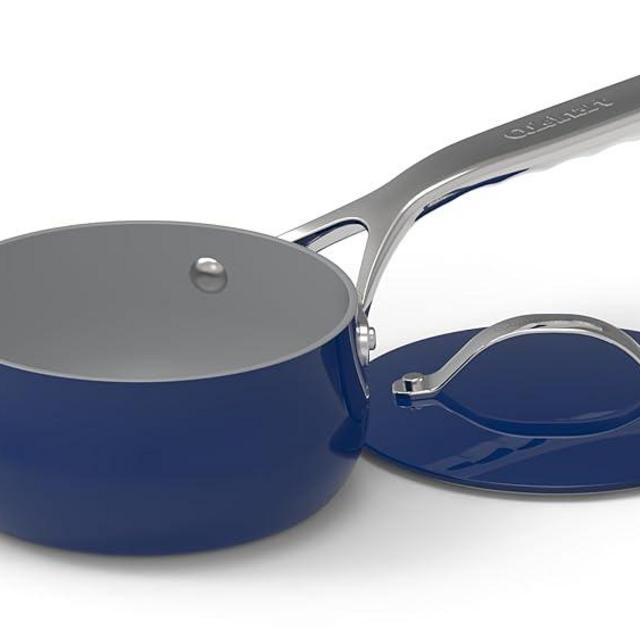 Cuisinart Culinary Collection Nonstick 1 Qt. Saucepan + Cover, Sapphire