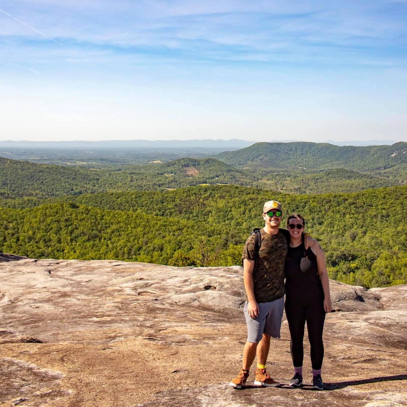 The first of many hiking adventures since moving to Charlotte!